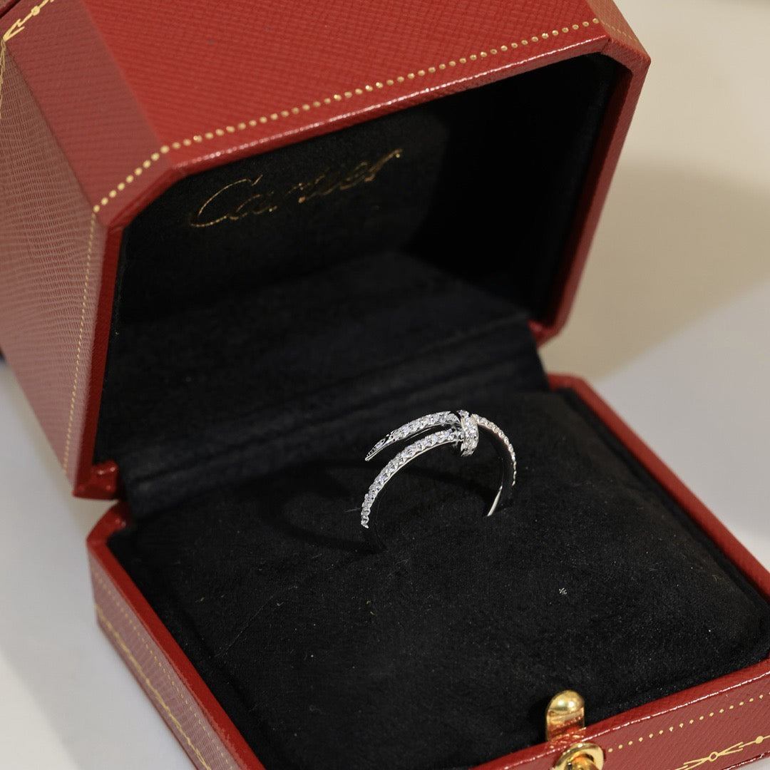 [CharmAmor]JUSTE 1.8MM FULL DIAMOND RING