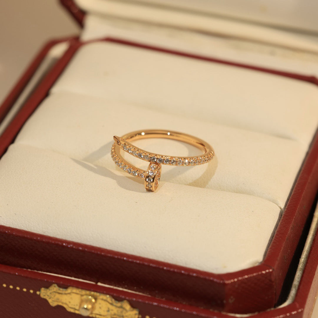 [CharmAmor]JUSTE 1.8MM FULL DIAMOND RING