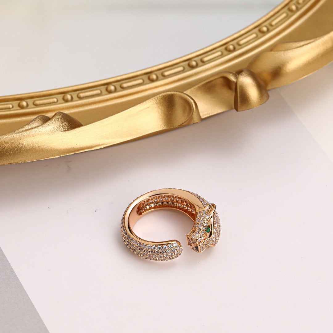 [CharmAmor]PANTHERE FULL DIAMOND SMALL RING