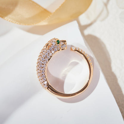 [CharmAmor]PANTHERE FULL DIAMOND SMALL RING