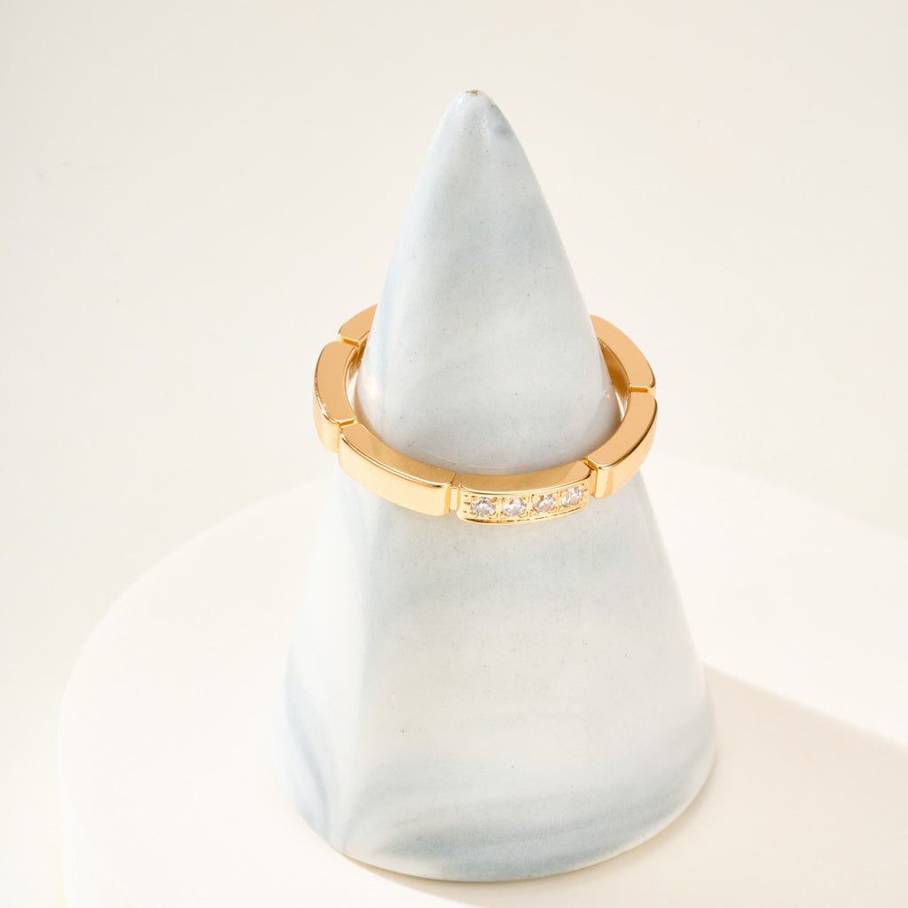 [CharmAmor]MAILLON PANTHERE 4 DIAMOND RING
