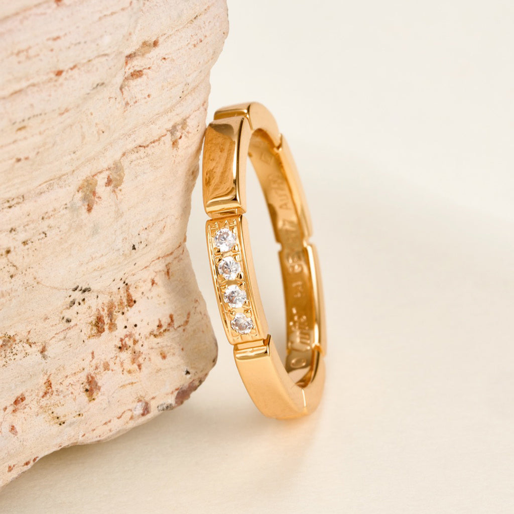 [CharmAmor]MAILLON PANTHERE 4 DIAMOND RING