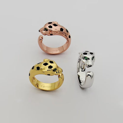 [CharmAmor]PANTHERE SPOTTED MEDIUM RING