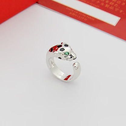 [CharmAmor]PANTHERE SPOTTED MEDIUM RING