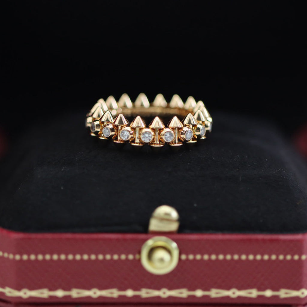 [CharmAmor]CLASH 6.8MM DIAMOND MEDIUM RING
