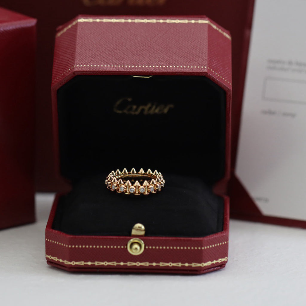 [CharmAmor]CLASH 6.8MM DIAMOND MEDIUM RING