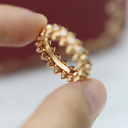 [CharmAmor]CLASH 6.8MM DIAMOND MEDIUM RING