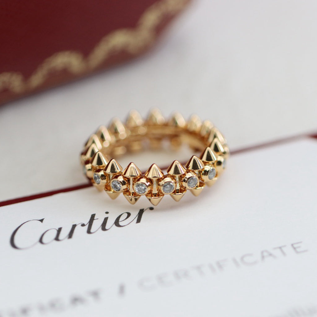 [CharmAmor]CLASH 6.8MM DIAMOND MEDIUM RING