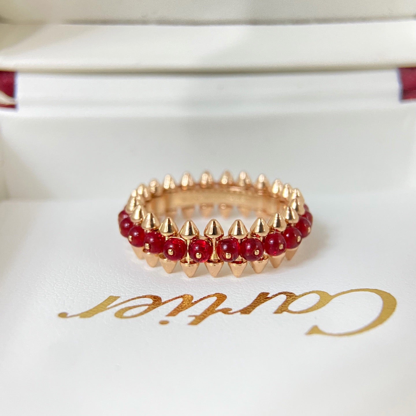 [CharmAmor]CLASH 7.9MM AGATE CHALCEDONY RING