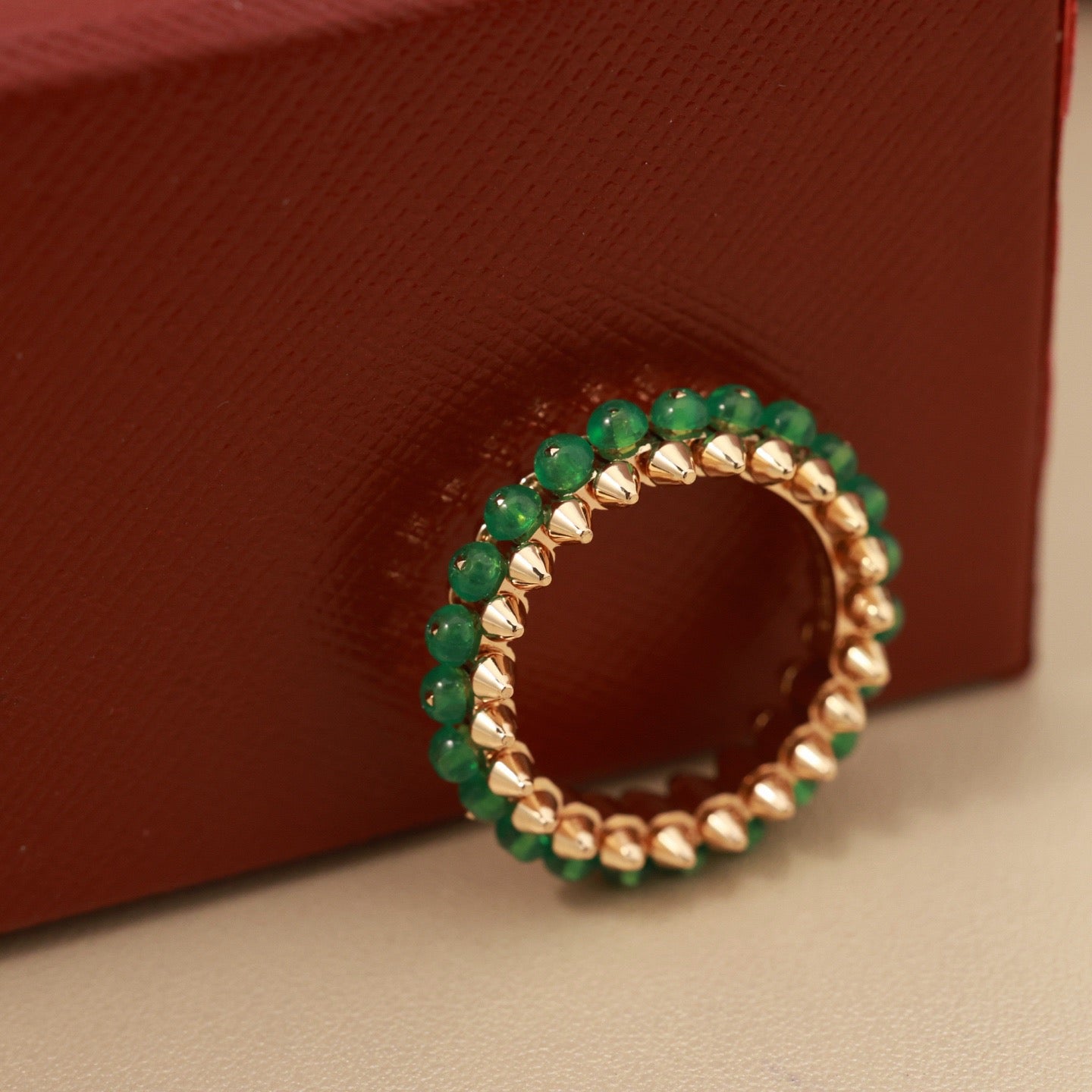 [CharmAmor]CLASH 7.9MM AGATE CHALCEDONY RING