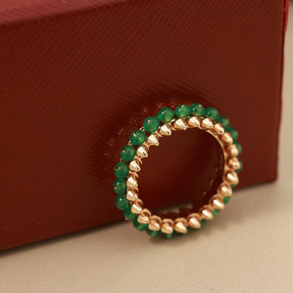 [CharmAmor]CLASH 7.9MM AGATE CHALCEDONY RING