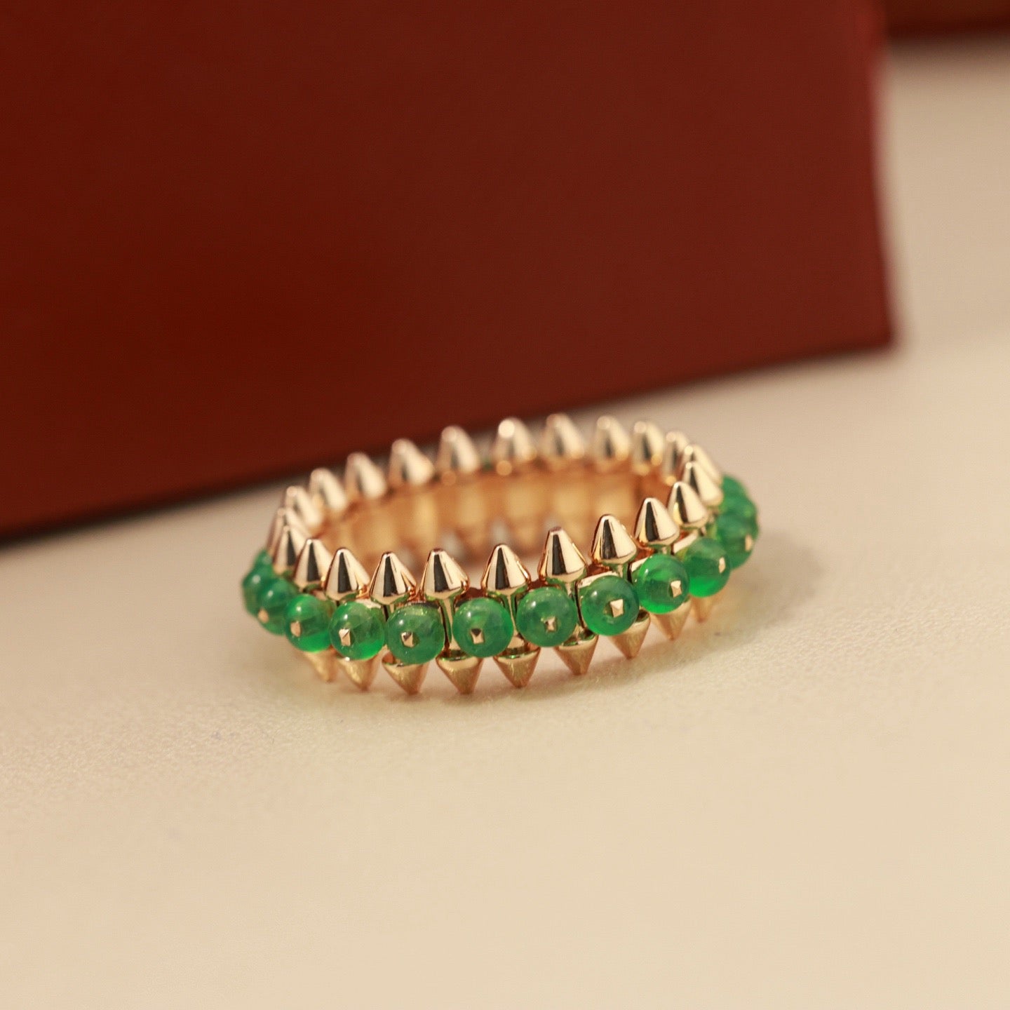 [CharmAmor]CLASH 7.9MM AGATE CHALCEDONY RING