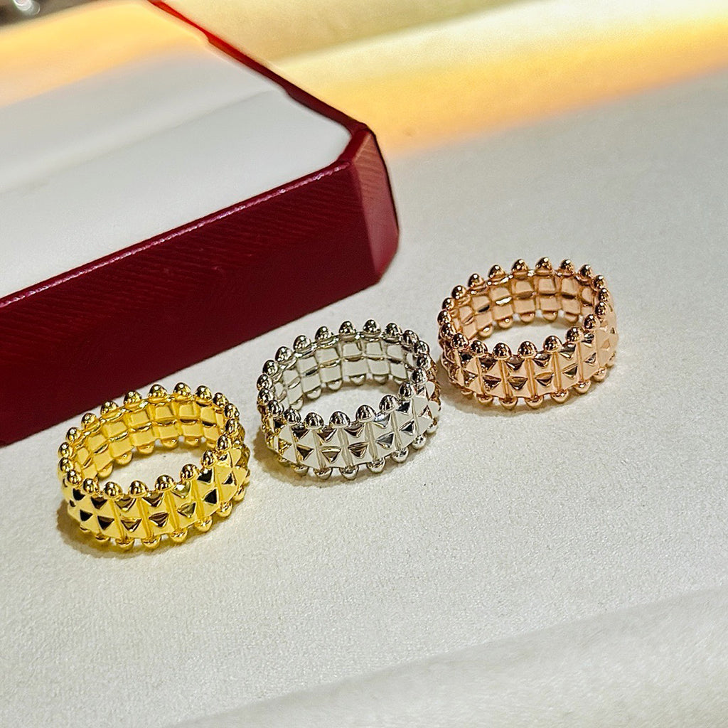 [CharmAmor]CLASH 9.2MM DOUBLE ROW RING