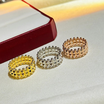 [CharmAmor]CLASH 9.2MM DOUBLE ROW RING