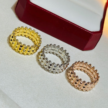 [CharmAmor]CLASH 9.2MM DOUBLE ROW RING