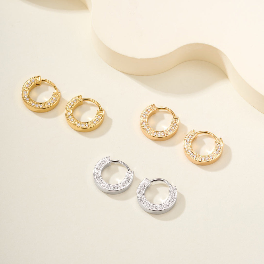 [CharmAmor]LOVE DIAMOND EARRINGS