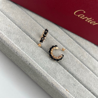 [CharmAmor]CLASH 7.9MM AGATE CHALCEDONY EARRINGS