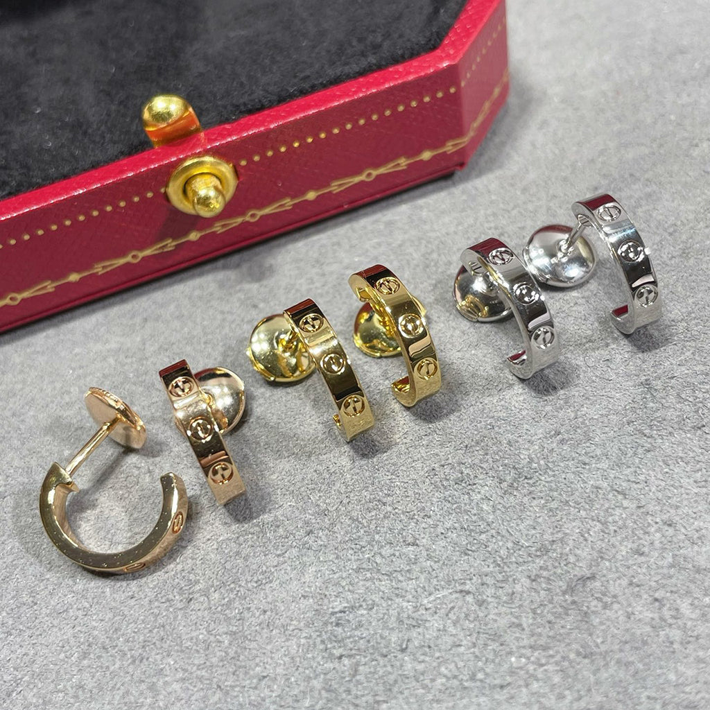[CharmAmor]LOVE EARRINGS 2.65 MM NO DIAMOND SMALL