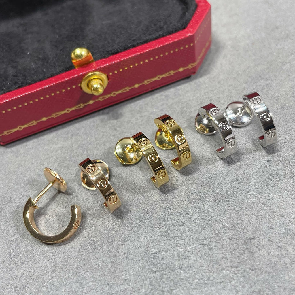 [CharmAmor]LOVE EARRINGS 2.65 MM NO DIAMOND SMALL