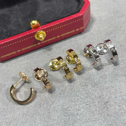 [CharmAmor]LOVE EARRINGS 2.65 MM NO DIAMOND SMALL