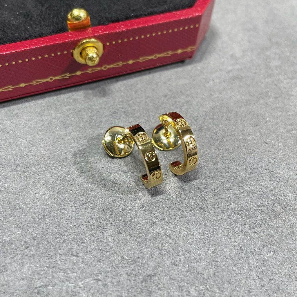[CharmAmor]LOVE EARRINGS 2.65 MM NO DIAMOND SMALL