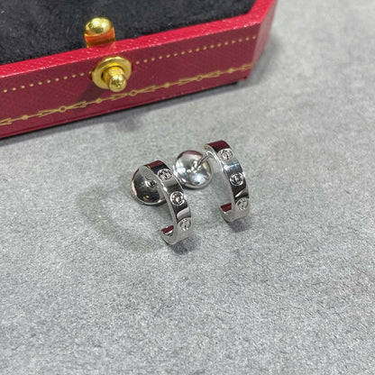 [CharmAmor]LOVE EARRINGS 2.65 MM NO DIAMOND SMALL