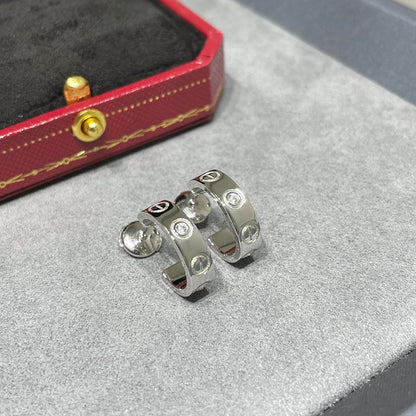 [CharmAmor]LOVE EARRINGS 5.7MM 2 DIAMONDS