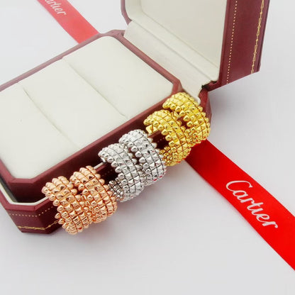 [CharmAmor]CLASH 9.2MM DOUBLE ROW EARRINGS
