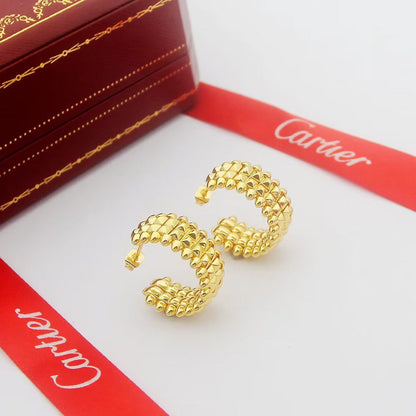[CharmAmor]CLASH 9.2MM DOUBLE ROW EARRINGS