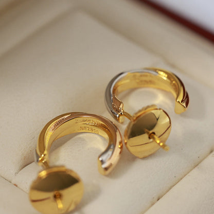 [CharmAmor]TRINITY ON DIAMOND MINI EARRINGS
