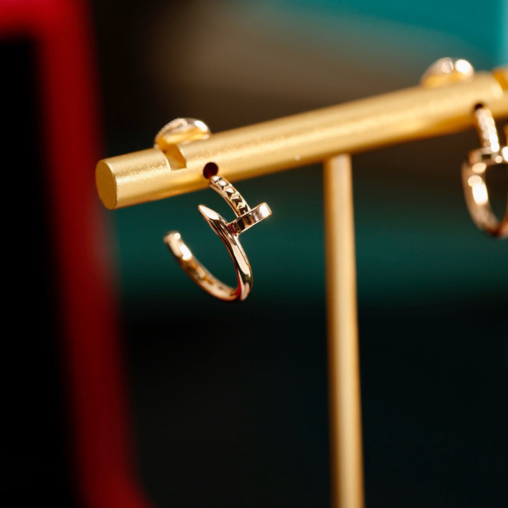 [CharmAmor]JUSTE NO DIAMOND SMALL EARRINGS