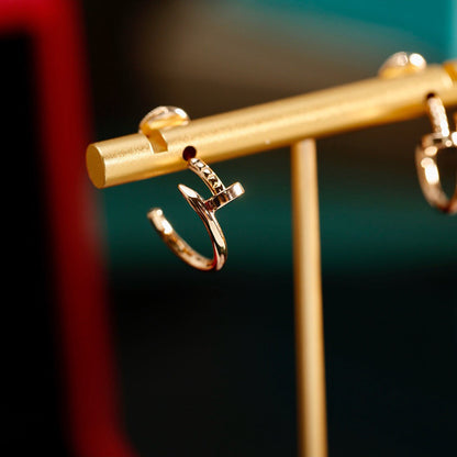 [CharmAmor]JUSTE NO DIAMOND SMALL EARRINGS