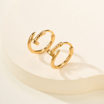 [CharmAmor]JUSTE NO DIAMOND MINI EARRINGS