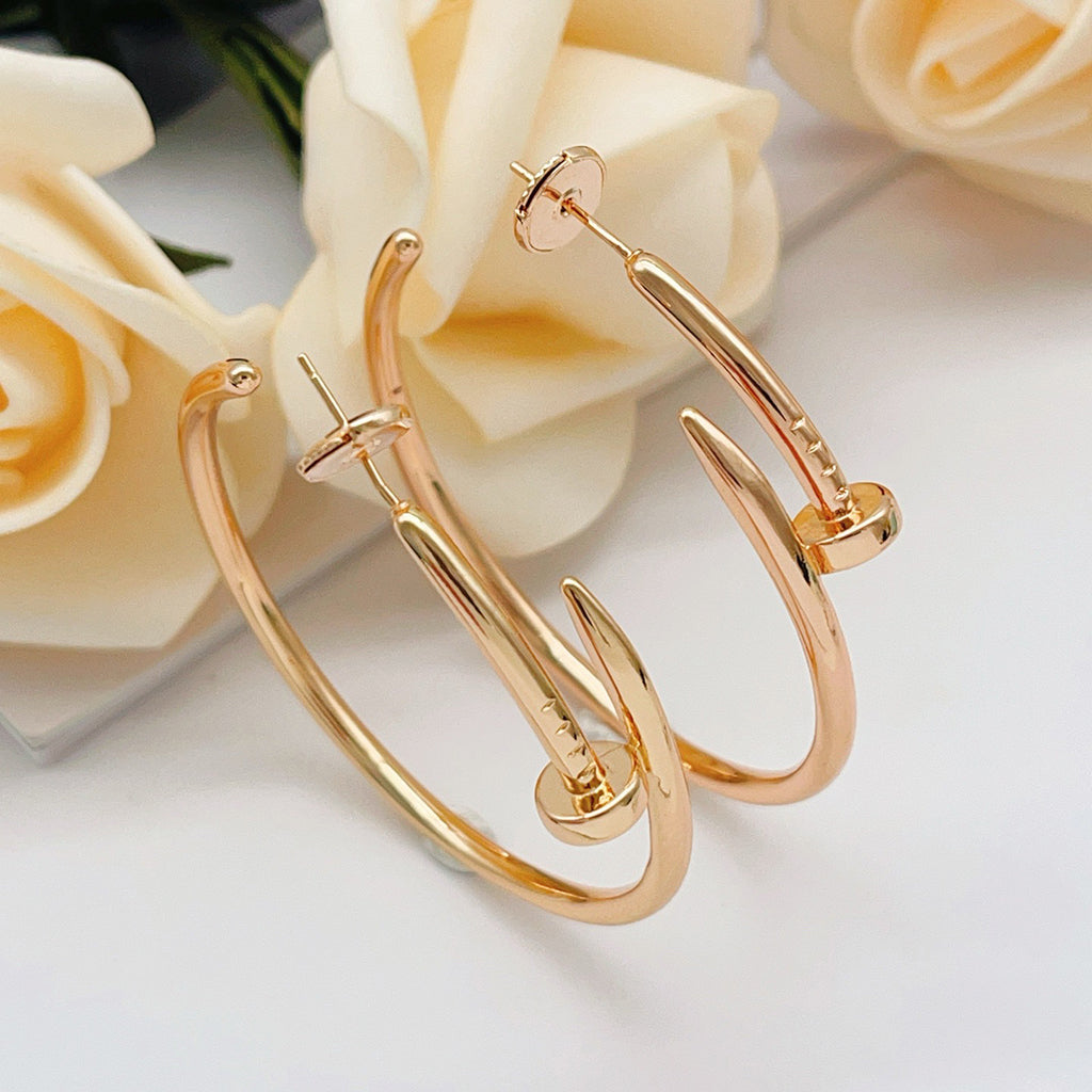 [CharmAmor]JUSTE NO DIAMOND LARGE EARRINGS