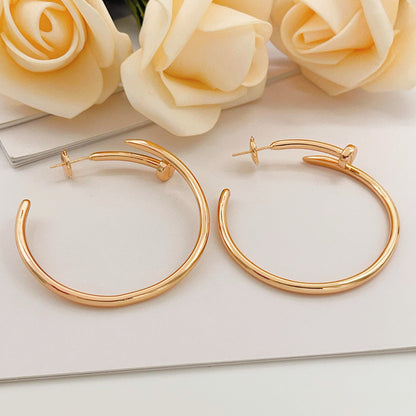 [CharmAmor]JUSTE NO DIAMOND LARGE EARRINGS