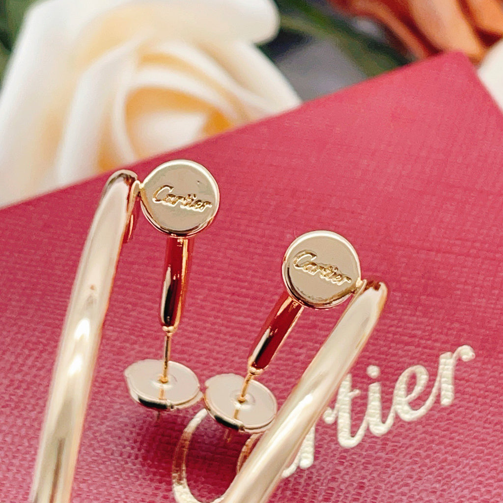 [CharmAmor]JUSTE NO DIAMOND LARGE EARRINGS