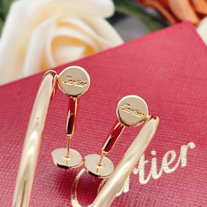 [CharmAmor]JUSTE NO DIAMOND LARGE EARRINGS