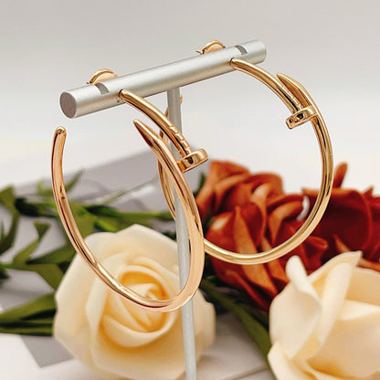 [CharmAmor]JUSTE NO DIAMOND LARGE EARRINGS