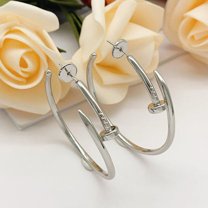 [CharmAmor]JUSTE NO DIAMOND LARGE EARRINGS