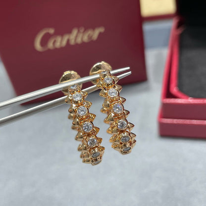 [CharmAmor]CLASH FULL DIAMOND MEDIUM EARRINGS