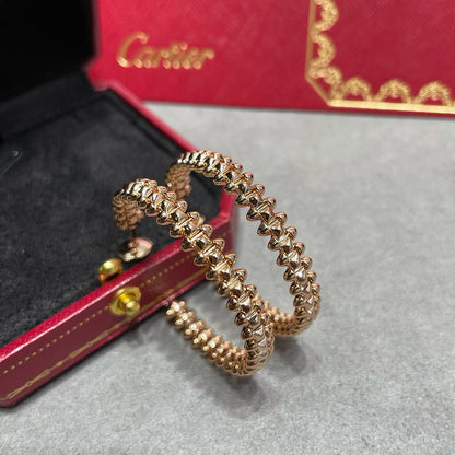 [CharmAmor]CLASH HOOP LARGE EARRINGS