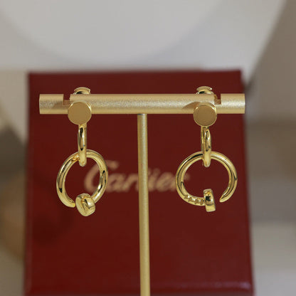 [CharmAmor]JUSTE NO DIAMOND DOUBLE EARRINGS