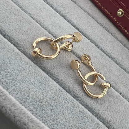 [CharmAmor]JUSTE NO DIAMOND DOUBLE EARRINGS