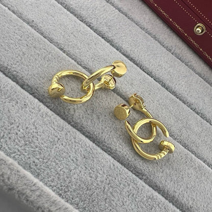 [CharmAmor]JUSTE NO DIAMOND DOUBLE EARRINGS