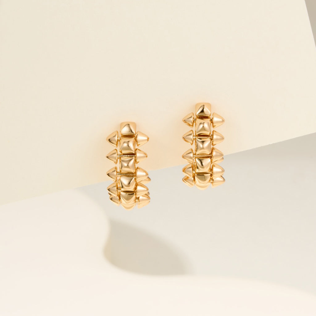 [CharmAmor]CLASH MINI HOOP EARRINGS