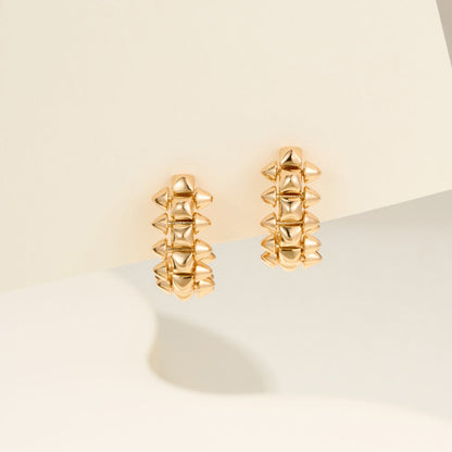 [CharmAmor]CLASH MINI HOOP EARRINGS