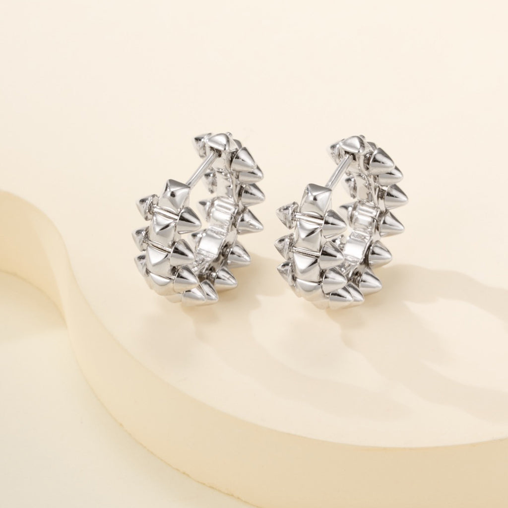 [CharmAmor]CLASH MINI HOOP EARRINGS