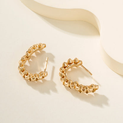 [CharmAmor]CLASH MINI HOOP EARRINGS