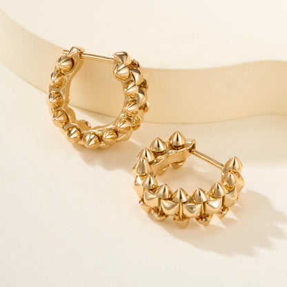 [CharmAmor]CLASH MINI HOOP EARRINGS