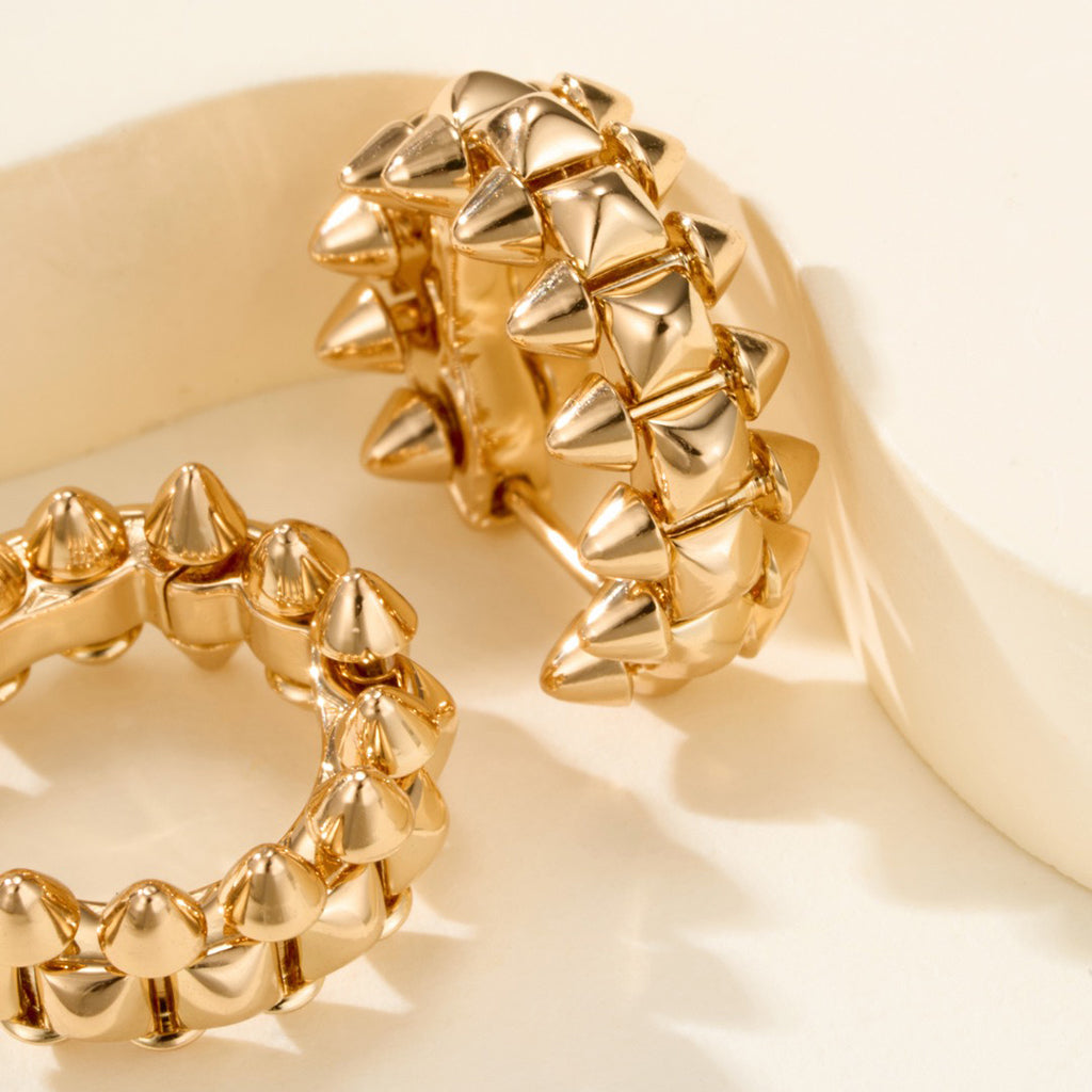 [CharmAmor]CLASH MINI HOOP EARRINGS